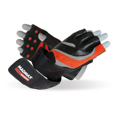 MadMax перчатки Унісекс для тренувань MFG-568 Extreme (Black/Red), L
