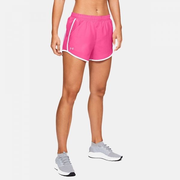 Under Armour женские шорты Fly-By (Mojo Pink), XS