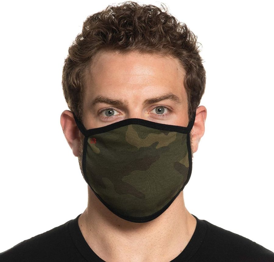 Secret Artist двостороння маска (Green Camo/Black), XS/S