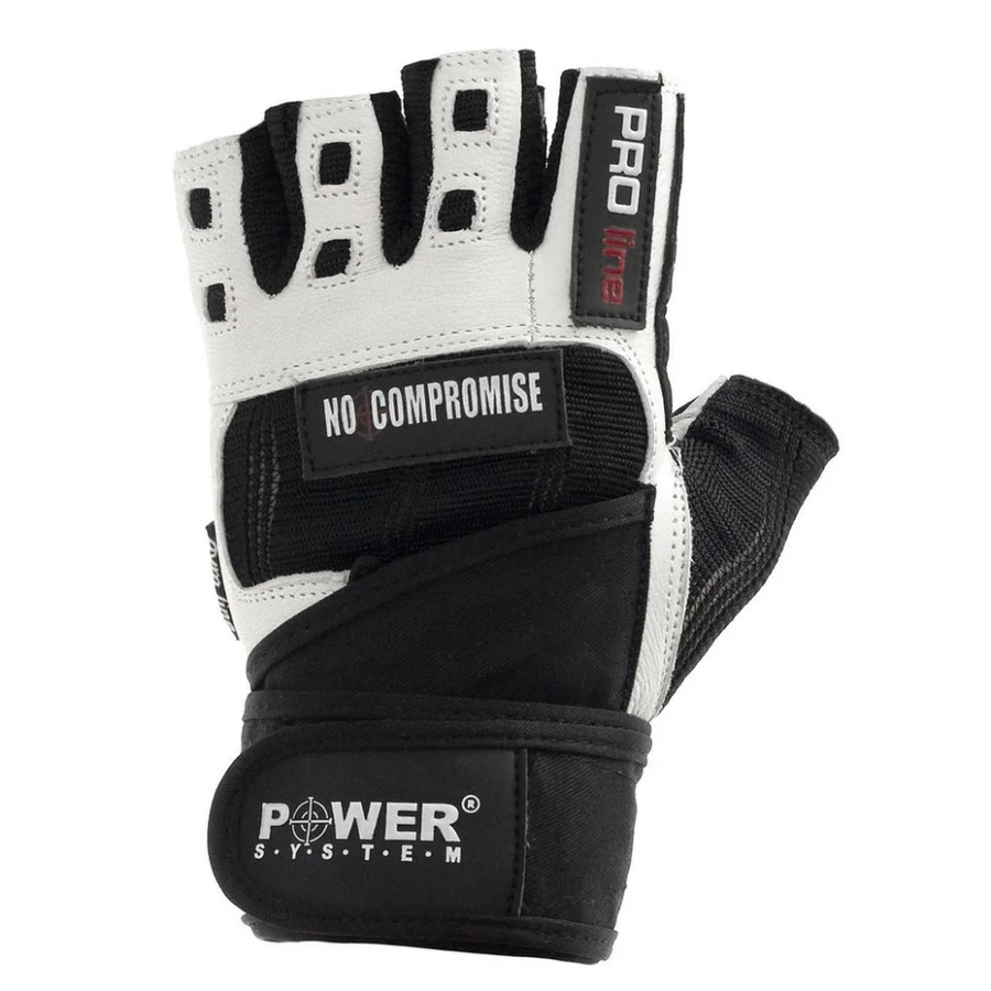 Power System перчатки для тренувань No Compromise (Black/White), XL