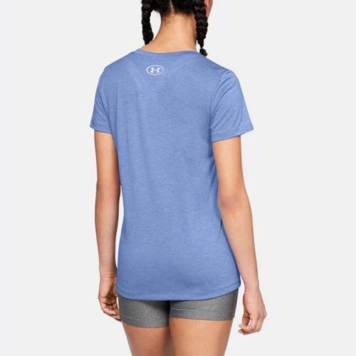 Under Armour женская футболка UA Tech™ Graphic Twist V-Neck (Talc Blue), S