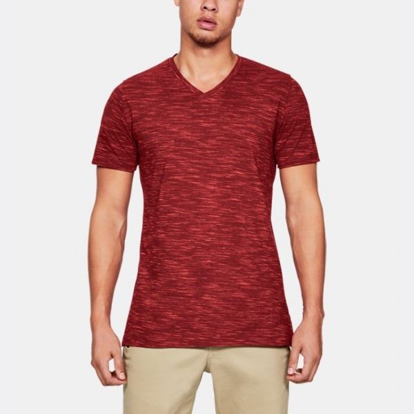 Under Armour футболка Sportstyle Core V-Neck (RED), M