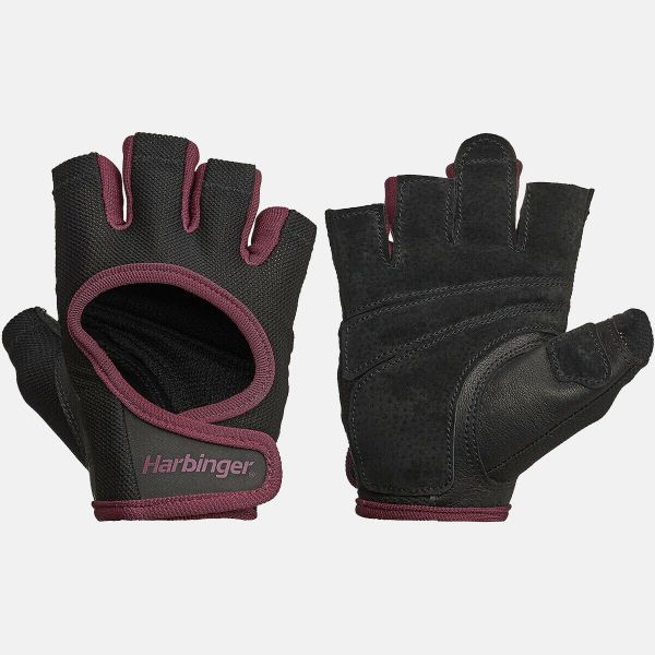 Harbinger женские перчатки Power (Black-Merlot), M