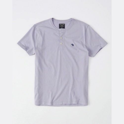 Abercrombie & fitch футболка Short-Sleeve Icon Henley, L
