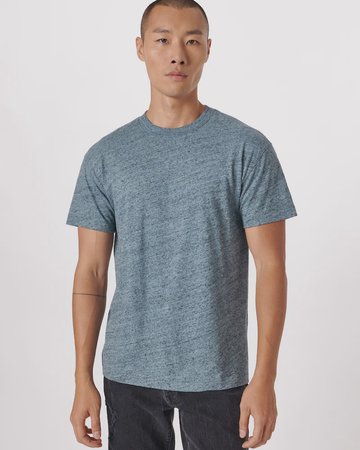 Abercrombie & fitch футболка Essential Relaxed Crew (Heather Blue), XL