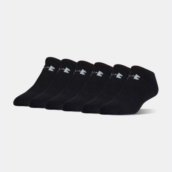 Under Armour носки Charged Cotton® 2.0 No Show BLACK — 6 ПАР, XL