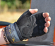 MadMax перчатки Унісекс для тренувань MFG-880 Signature (Black/Grey/Yellow), S