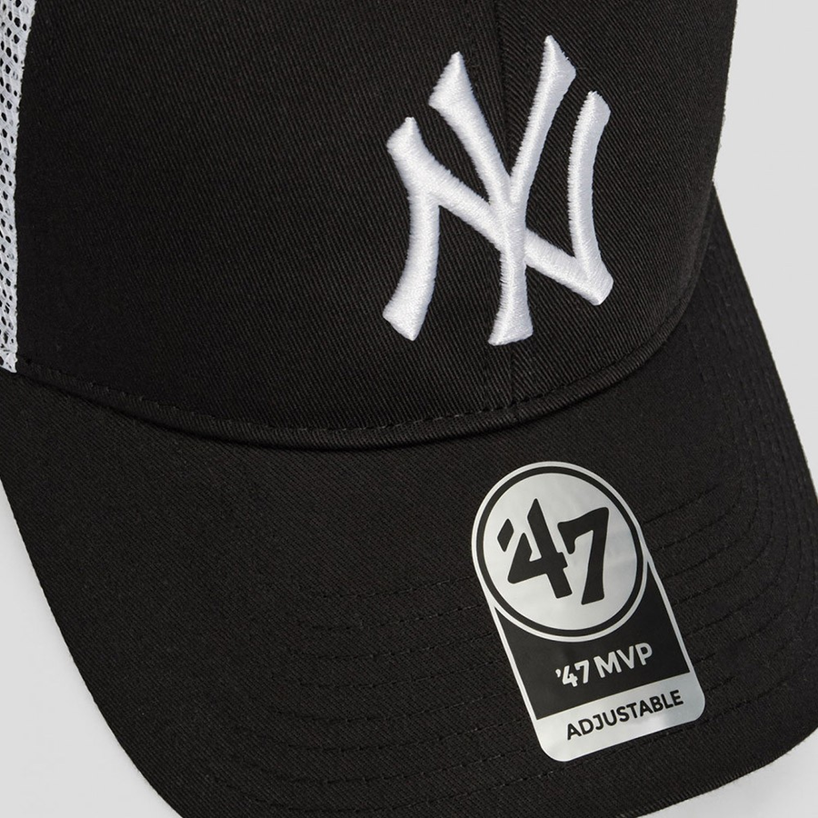 47 Brand кепка NY Yankees (Black/White/Green)