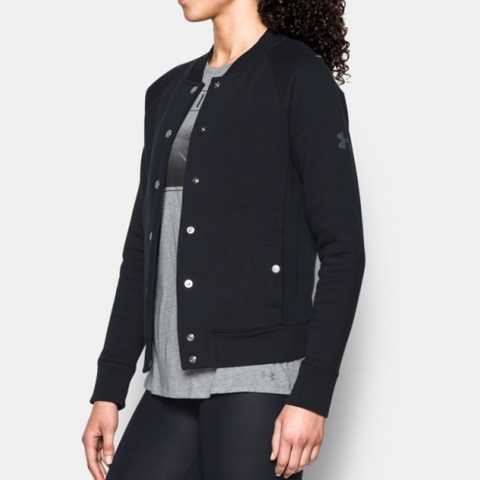 Under armour cheap varsity fleece bomber