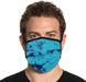 Secret Artist двостороння маска (Teal Navy Tie Dye/Black), XS/S