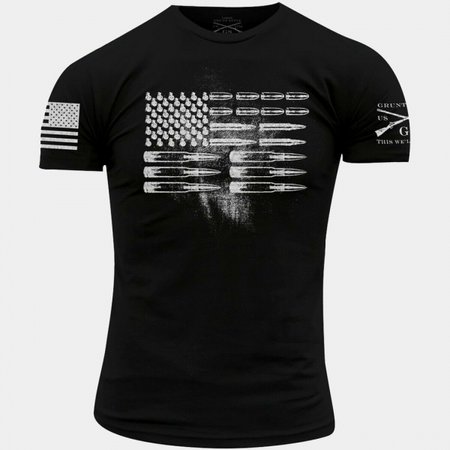 Grunt Style футболка Ammo Flag (Black), XXL