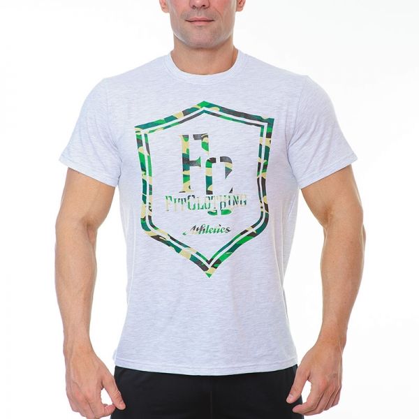 FitClothing футболка Camo Green Logo, M