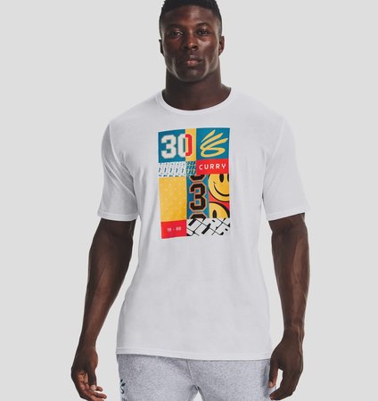 Under Armour футболка Curry Graphic (White), XL