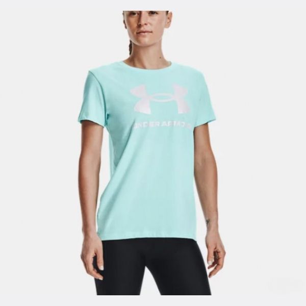 Under Armour жіноча футболка Sportstyle Graphic (Blue), XS